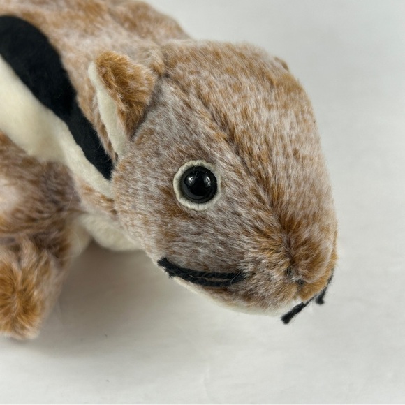 NWT TY Beanie Baby Brown and Black Chipmunk Plush Toy Chipper - Picture 4 of 5